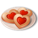 Cookies Hearts Emoticon