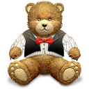 Gift Brown Bear Emoticon