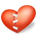 Heart Patched Emoticon