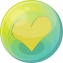 Heart Yellow 5 Emoticon