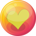 Heart Yellow 4 Emoticon