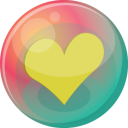 Heart Yellow 2 Emoticon