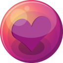 Heart Purple 1 Emoticon