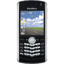 Blackberry Pearl Black Emoticon