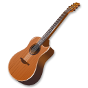 Wood Guitar Emoticon