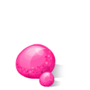Pink Drop Emoticon