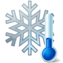 Thermometer Snowflake Emoticon