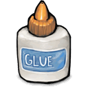 Asymmetrical Glue Emoticon