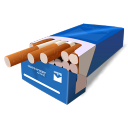 Cigarretes Blue Emoticon