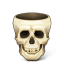 Skull Empty Emoticon