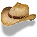 Hat Cowboy Straw Emoticon