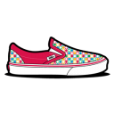 Vans Retro Dots Magenta Emoticon