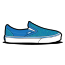 Vans Glitter Blue Emoticon