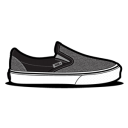 Vans Curls Grey Emoticon