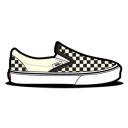 Vans Checkerboard Dirty White Emoticon