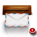 Wood Mail Emoticon