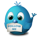 Twitter Follow Me Emoticon