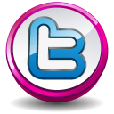 Twitter Round Pink Emoticon