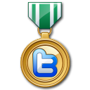 Twitter Medal Green Emoticon