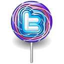 Twitter Lolly Purple Emoticon