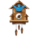 Twitter Cuckoo Clock Emoticon