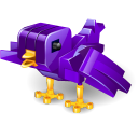 Twitter Bricks Purple Emoticon