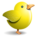 Twitter Bird Yellow Emoticon