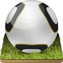 Soccer Ball Grass Emoticon