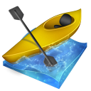 Kayak Slalom Emoticon