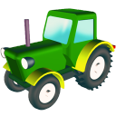 Wheeled Tractor Emoticon