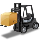 Forklifttruck Loaded Emoticon