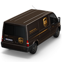 Ups Van Back Emoticon