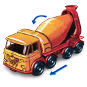 Foden Concrete Truck With Movement Emoticon